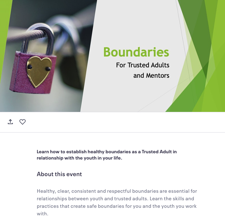 boundaries webinar