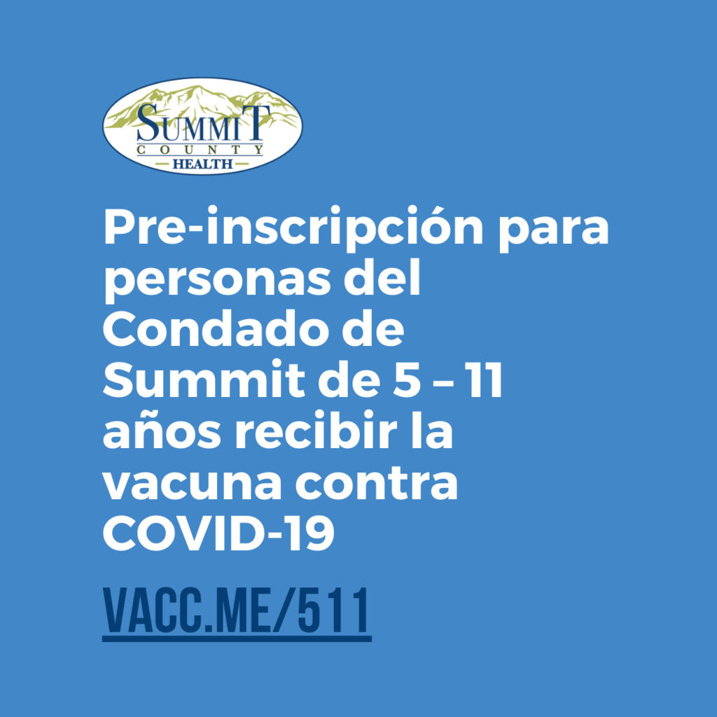 Covid vaccine ages 5-11 in Spanish